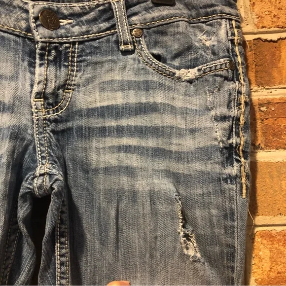 BKE women Stella jeans distressed 27 x 31.5 - Picture 4 of 16